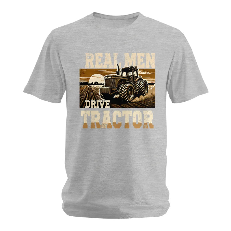 Real Men Drive Tractor - Unisex Softstyle T-Shirt