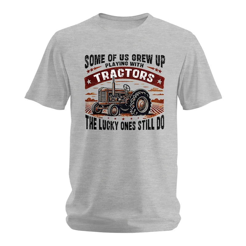 Some Of Us Grew Up Playing With Tractors 2 - Unisex Softstyle T-Shirt