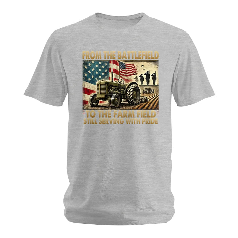 Veteran Farmer From The Battlefield To The Farm Field 1 - Unisex Softstyle T-Shirt