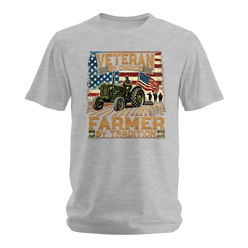 Image of Veteran Farmer Veteran By Choice_Farmer By Tradition - Unisex Softstyle T-Shirt