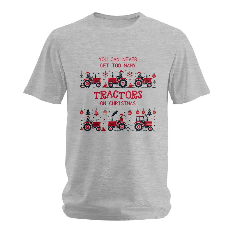 Image of You Can Never Get Too Many Tractors On Christmas 2 - Unisex Softstyle T-Shirt