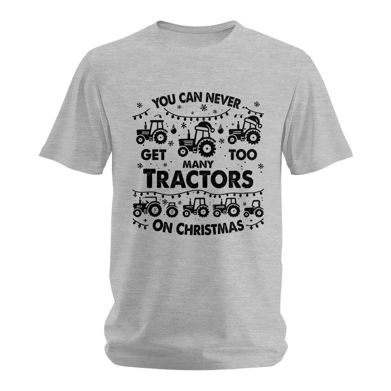 Image of You Can Never Get Too Many Tractors On Christmas - Unisex Softstyle T-Shirt