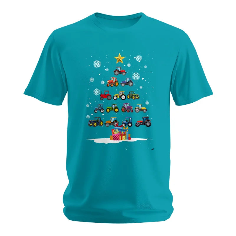 Image of Christmas Tractor Tree - Unisex Softstyle T-Shirt