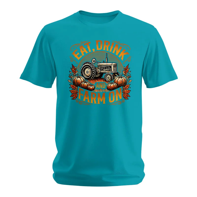 Eat Drink and Farm On 2 - Unisex Softstyle T-Shirt