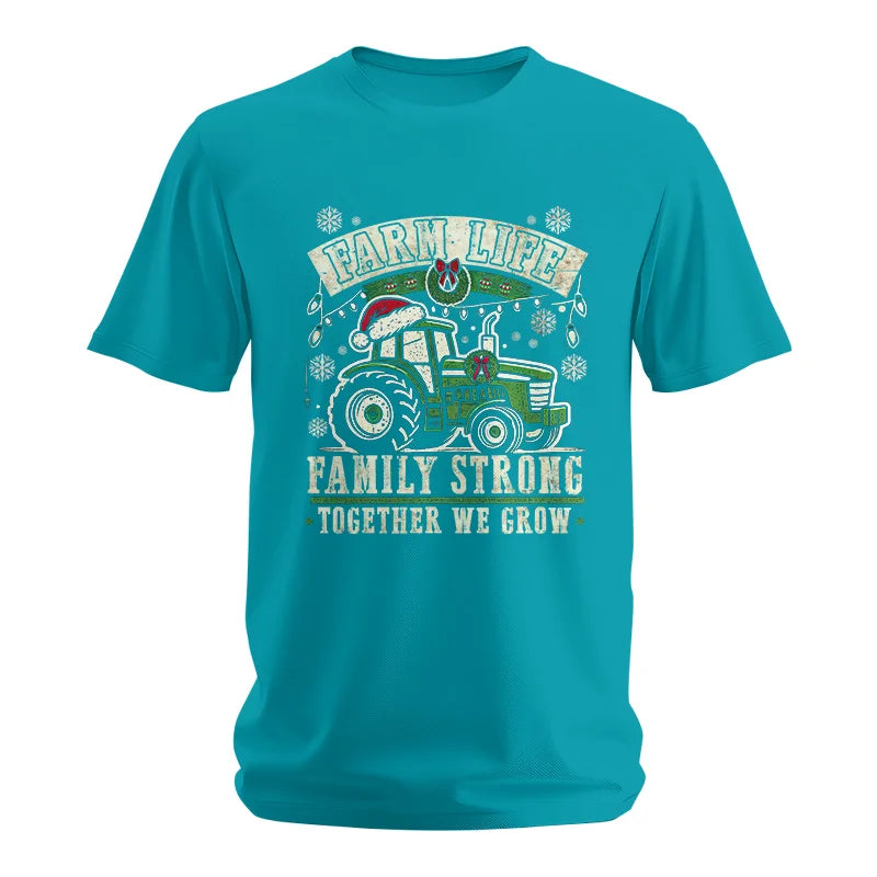 Farm Life Family Strong Together We Grow - Unisex Softstyle T-Shirt