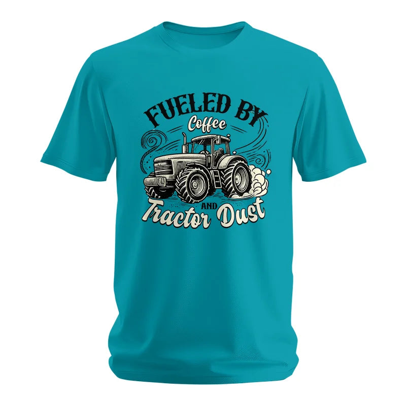 Image of Fueled By Coffee And Tractor Dust 2 - Unisex Softstyle T-Shirt