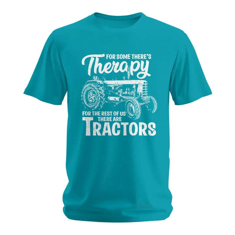 Funny Farmer Therapy Vintage Tractor Lover - Unisex Softstyle T-Shirt