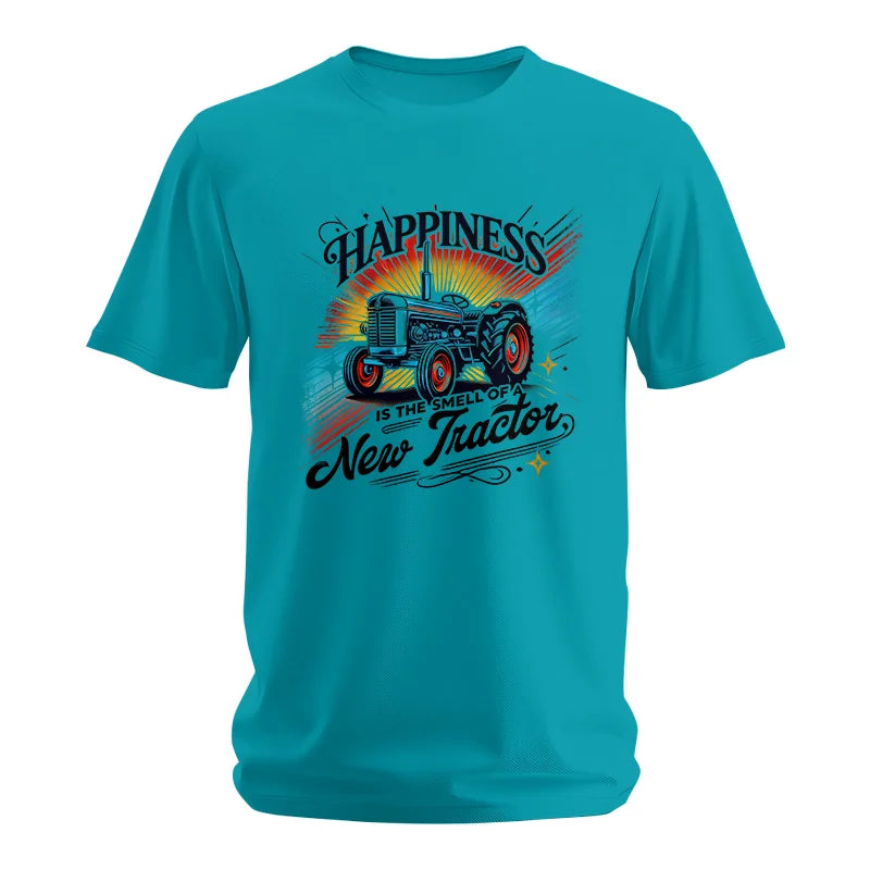 Image of Happiness Is The Smell Of A New Tractor - Unisex Softstyle T-Shirt