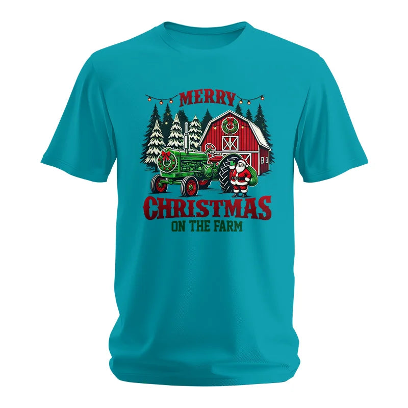 Merry Christmas On The Farm 3 - Unisex Softstyle T-Shirt