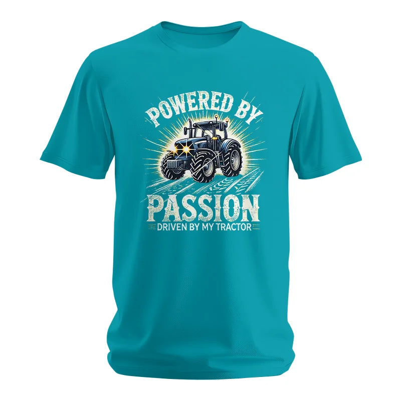 Powered By Passion Driven By My Tractor - Unisex Softstyle T-Shirt