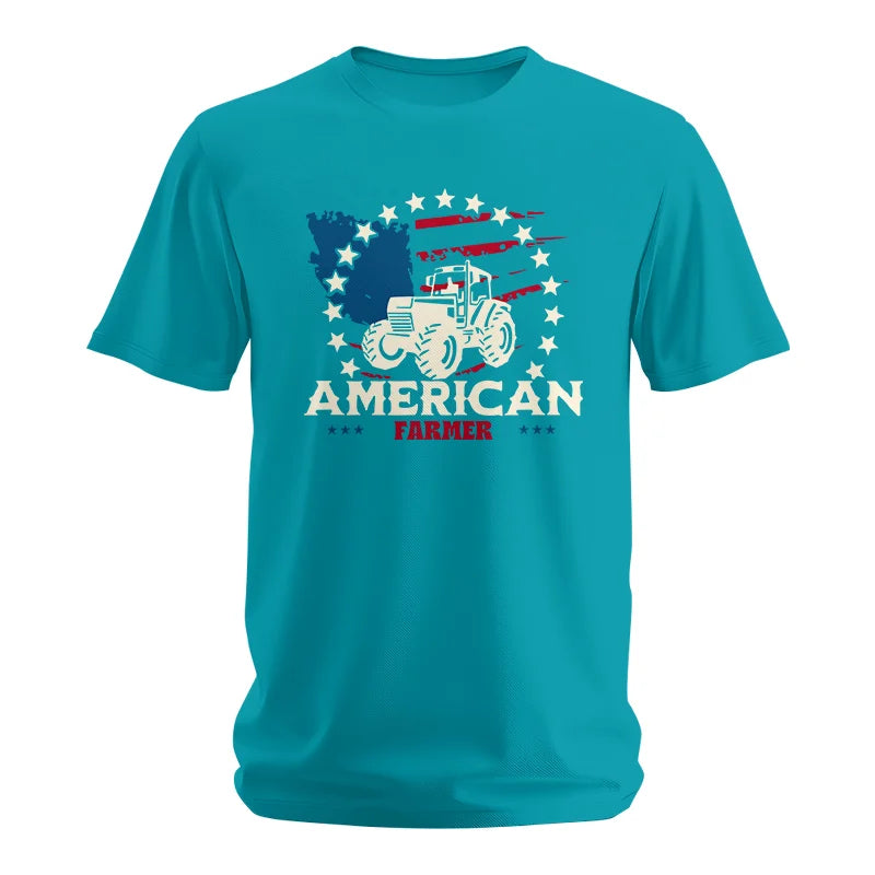 Image of Proud To Be An American Farmer Citizen Veteran - Unisex Softstyle T-Shirt