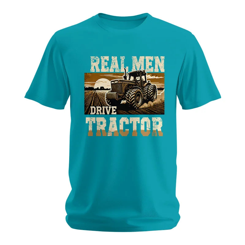 Real Men Drive Tractor - Unisex Softstyle T-Shirt