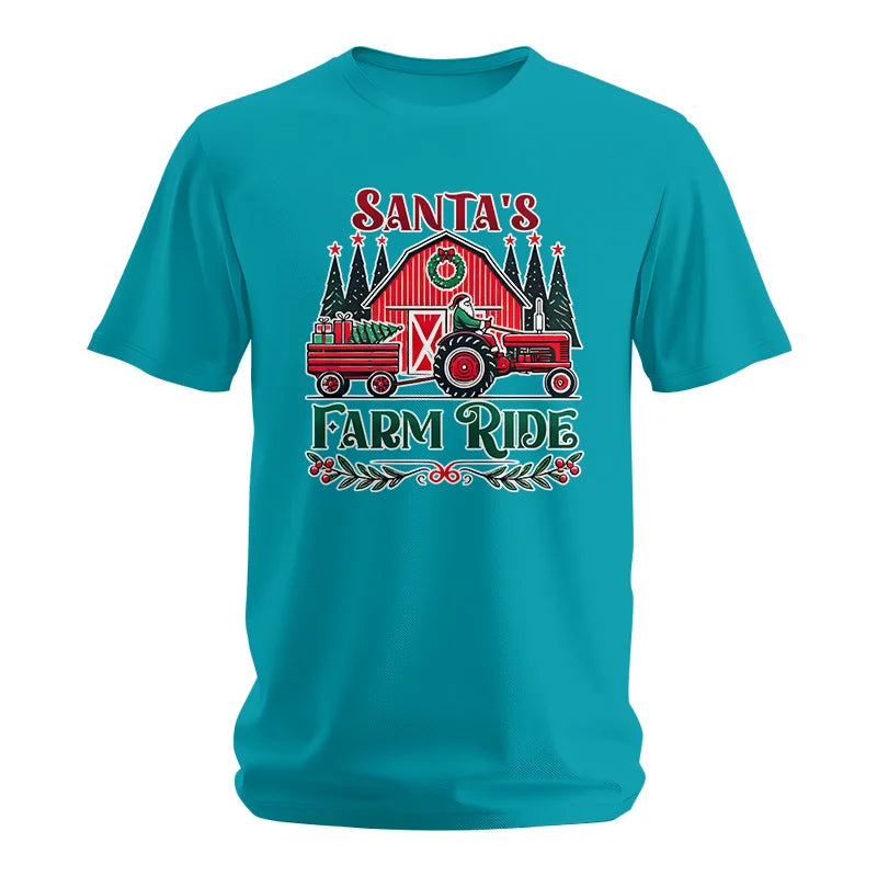 Santa's Farm Ride 1 - Unisex Softstyle T-Shirt