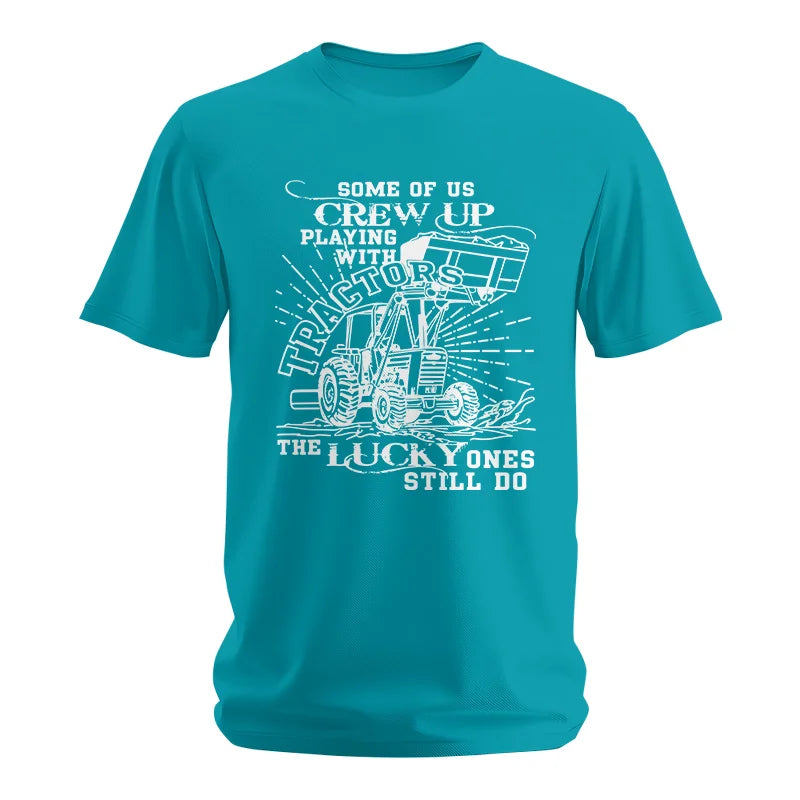 Image of Some Of Us Grew Up Playing With Tractors 1 - Unisex Softstyle T-Shirt