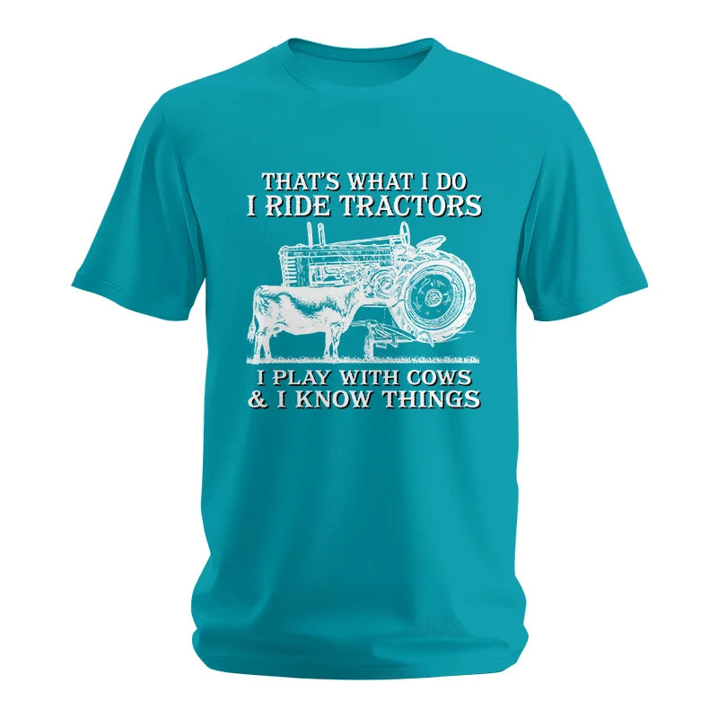 Image of That's What I Do I Ride Tractors - Unisex Softstyle T-Shirt