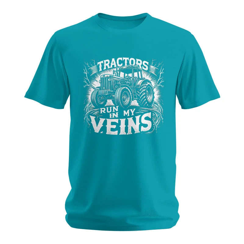 Image of Tractors Run In My Veins - Unisex Softstyle T-Shirt