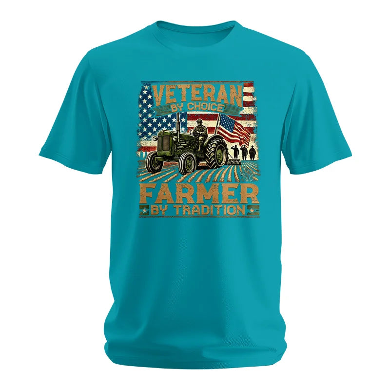 Veteran Farmer Veteran By Choice_Farmer By Tradition - Unisex Softstyle T-Shirt