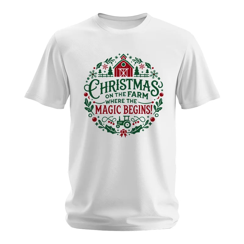 Christmas on the Farm Where the Magic Begins! 2 - Unisex Softstyle T-Shirt