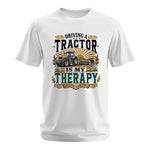 Driving A Tractor Is My Therapy - Unisex Softstyle T-Shirt