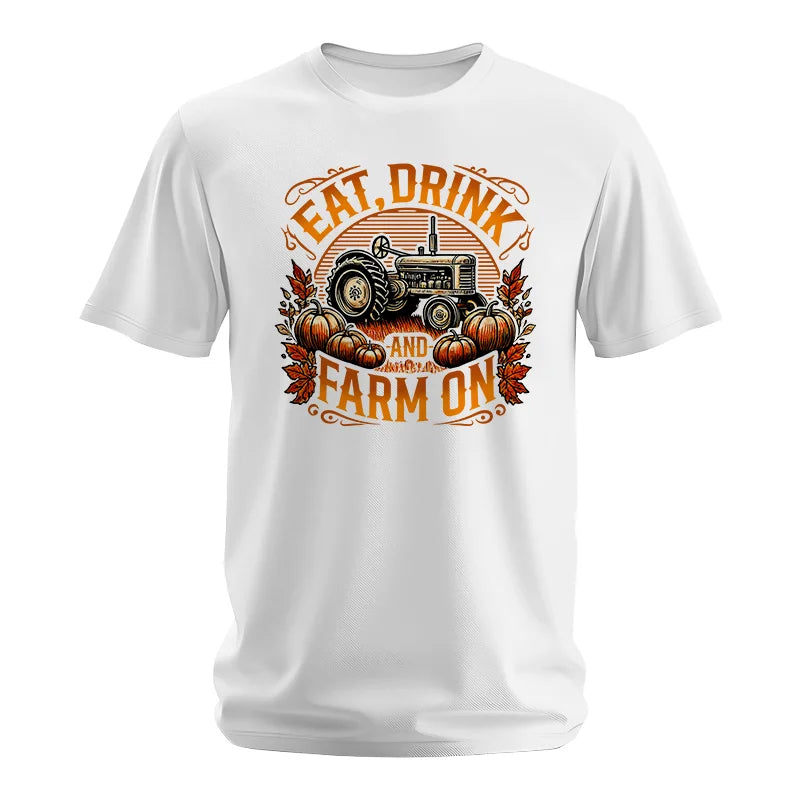 Eat Drink and Farm On 2 - Unisex Softstyle T-Shirt