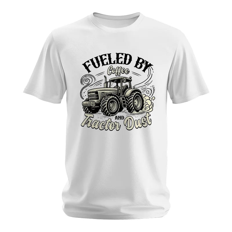 Image of Fueled By Coffee And Tractor Dust 2 - Unisex Softstyle T-Shirt