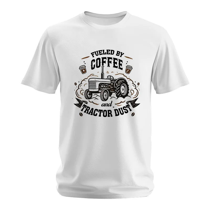 Fueled By Coffee And Tractor Dust - Unisex Softstyle T-Shirt