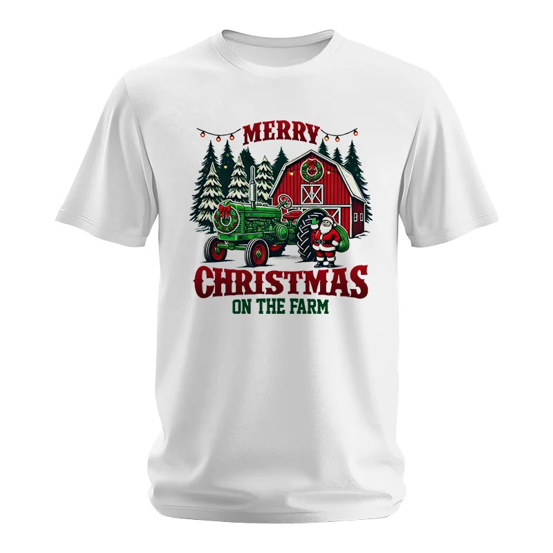 Image of Merry Christmas On The Farm 3 - Unisex Softstyle T-Shirt