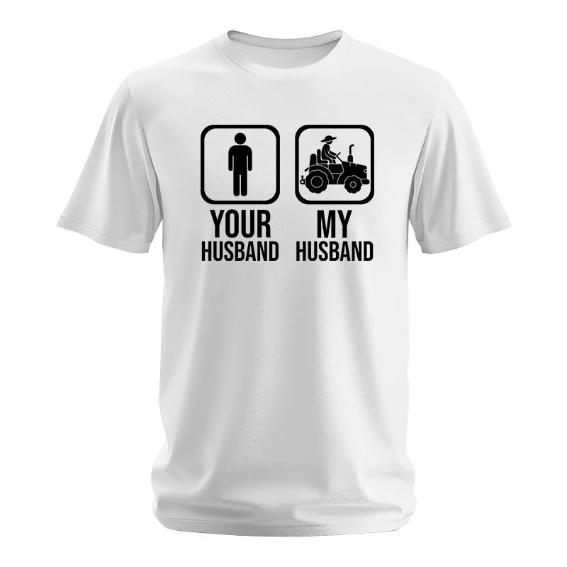 My Husband Is Cooler Than Yours Funny Farm Tractor 2 - Unisex Softstyle T-Shirt