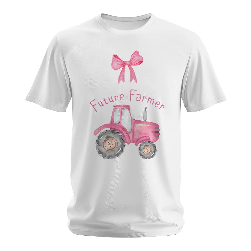 Pink Tractor For Future Farmer - Unisex Softstyle T-Shirt