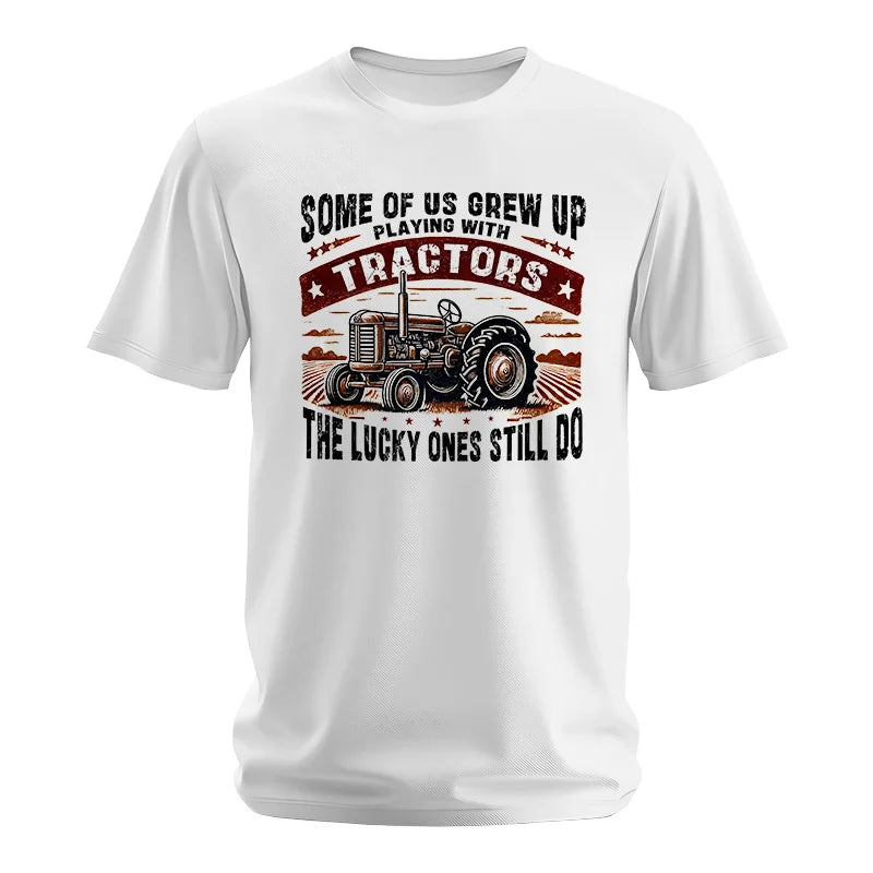 Some Of Us Grew Up Playing With Tractors 2 - Unisex Softstyle T-Shirt