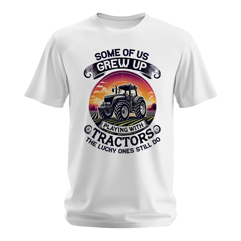 Image of Some Of Us Grew Up Playing With Tractors 4 - Unisex Softstyle T-Shirt