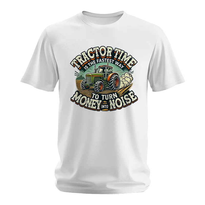 Image of Tractor Time To Turn Money Into Noise - Unisex Softstyle T-Shirt