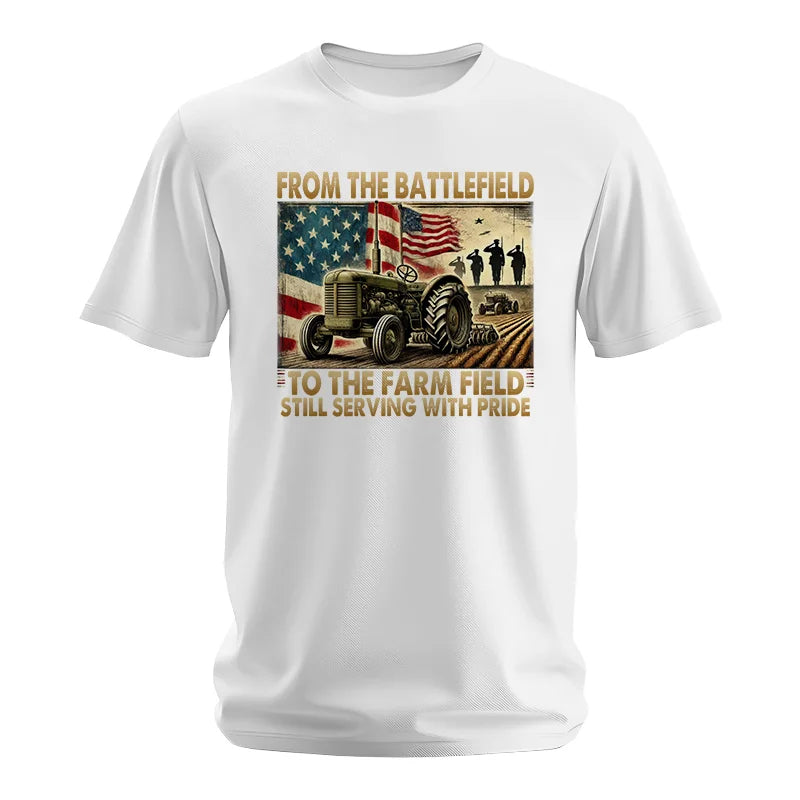 Veteran Farmer From The Battlefield To The Farm Field 1 - Unisex Softstyle T-Shirt