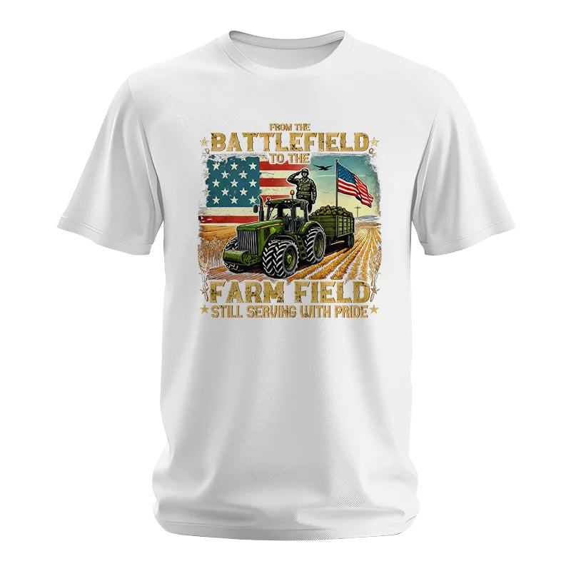 Veteran Farmer From The Battlefield To The Farm Field 2 - Unisex Softstyle T-Shirt