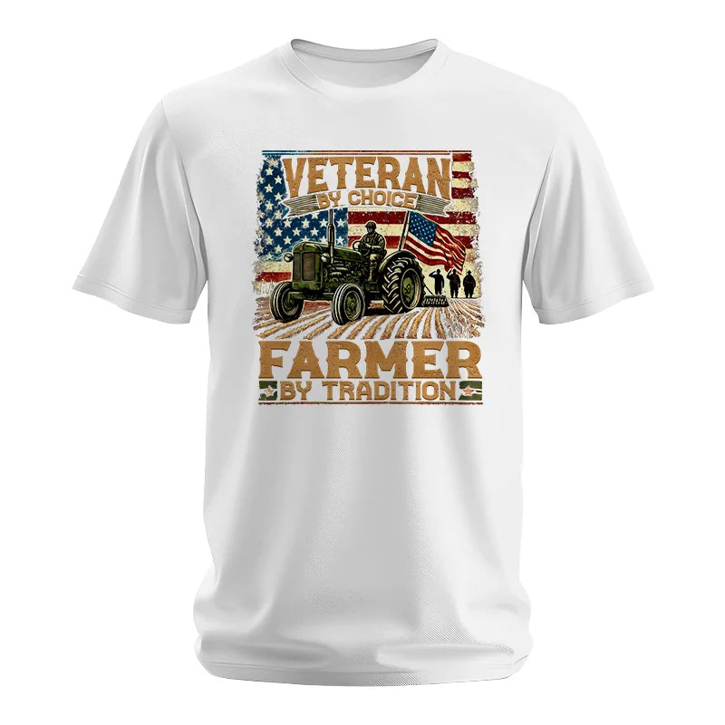 Image of Veteran Farmer Veteran By Choice_Farmer By Tradition - Unisex Softstyle T-Shirt