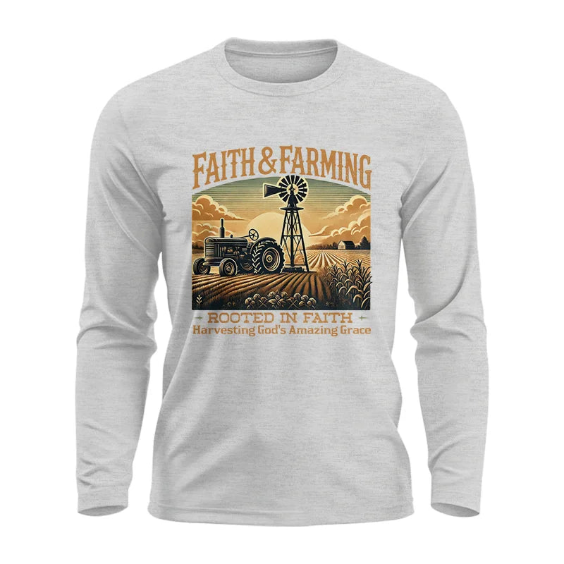 Image of Faith And Farming 3 - Unisex Ultra Cotton Long Sleeve Tee