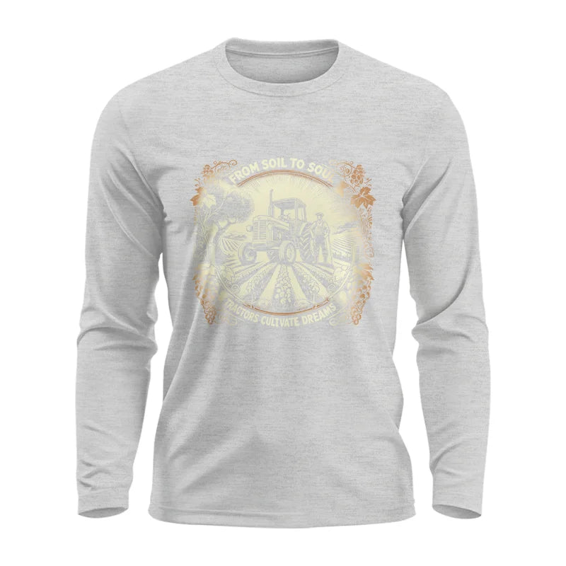 Image of From Soil To Soul_Tractors Cultivate Dreams 2 - Unisex Ultra Cotton Long Sleeve Tee