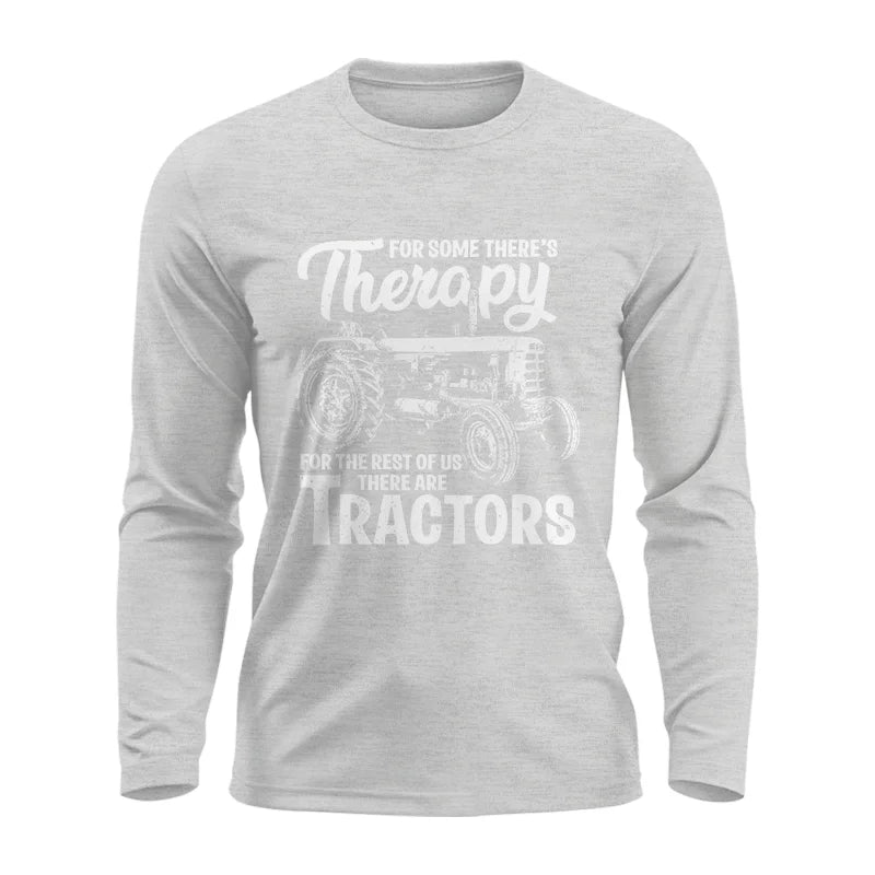 Funny Farmer Therapy Vintage Tractor Lover - Unisex Ultra Cotton Long Sleeve Tee