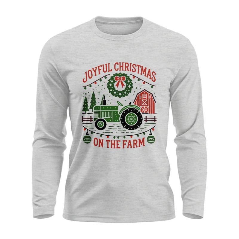 Joyful Christmas On The Farm 3 - Unisex Ultra Cotton Long Sleeve Tee