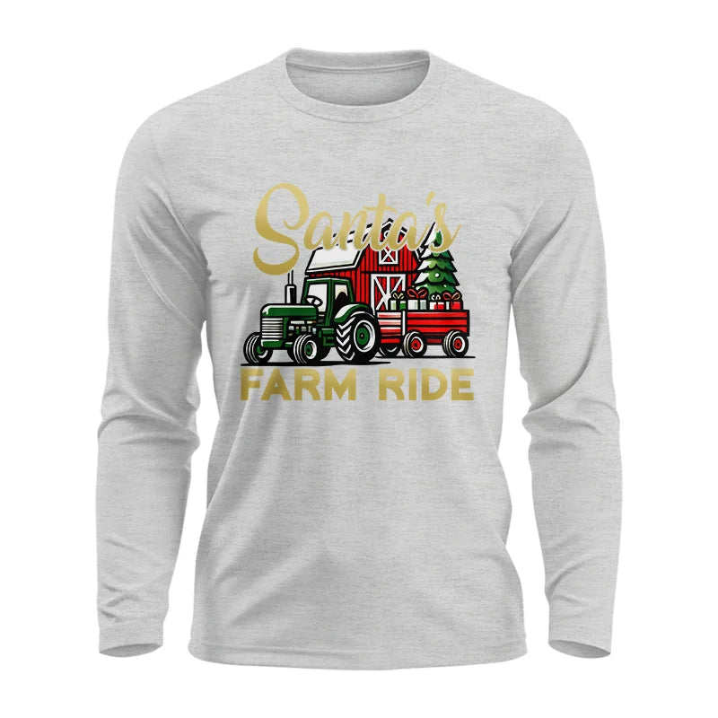 Image of Santa's Farm Ride 2 - Unisex Ultra Cotton Long Sleeve Tee