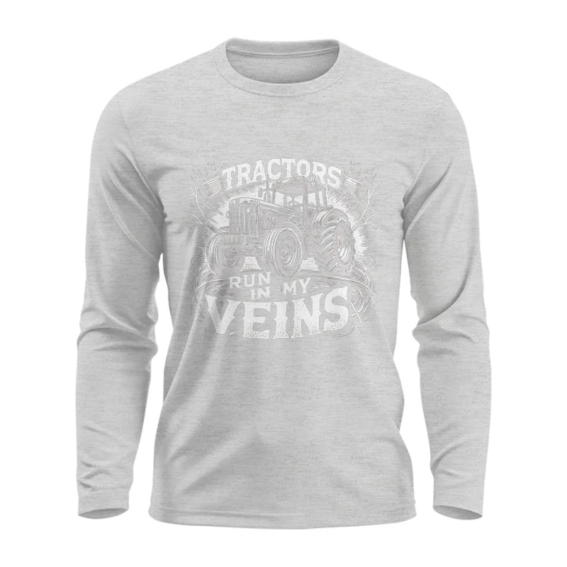 Image of Tractors Run In My Veins - Unisex Ultra Cotton Long Sleeve Tee