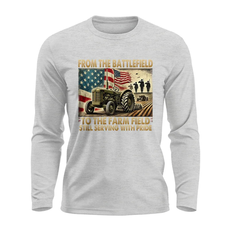 Veteran Farmer From The Battlefield To The Farm Field 1 - Unisex Ultra Cotton Long Sleeve Tee