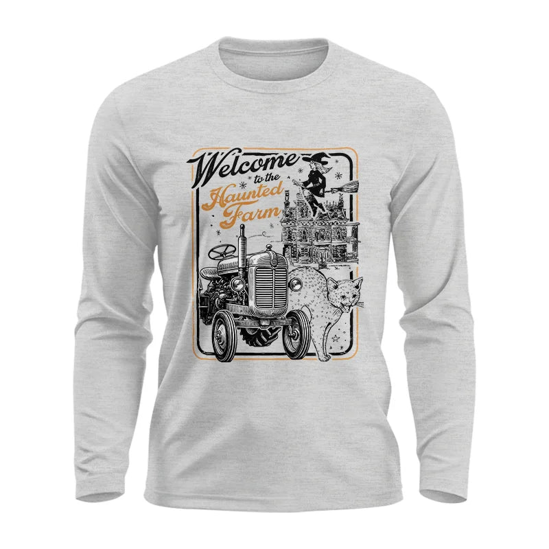 Image of Welcome To The Haunted Farm 1 - Unisex Ultra Cotton Long Sleeve Tee