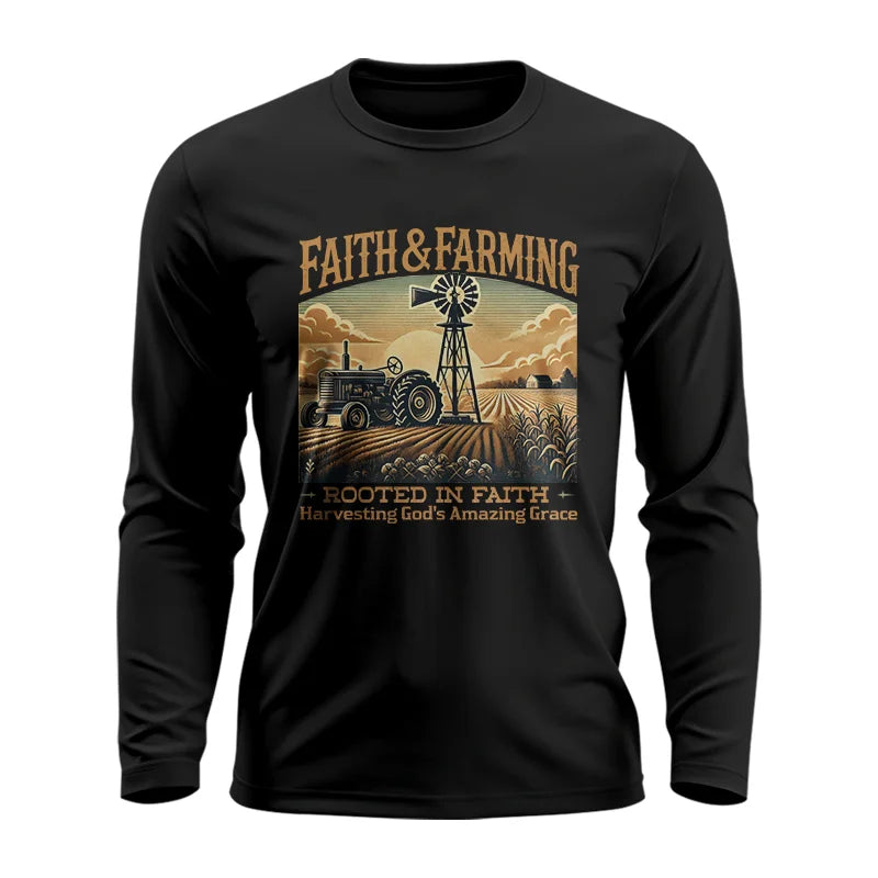 Image of Faith And Farming 3 - Unisex Ultra Cotton Long Sleeve Tee