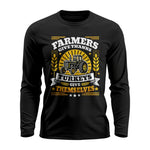 Farmers Give Thanks Turkeys Give Themselves - Unisex Ultra Cotton Long Sleeve Tee