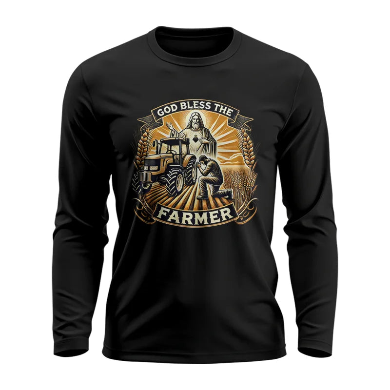 Image of God Bless The Farmer 2 - Unisex Ultra Cotton Long Sleeve Tee