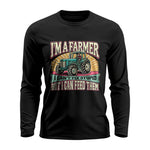 I'm A Farmer_Fix Stupid_Feed Them - Unisex Ultra Cotton Long Sleeve Tee