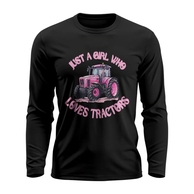 Just A Girl Who Loves Tractors 1 - Unisex Ultra Cotton Long Sleeve Tee