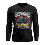 Money Can't Buy Happiness Can Buy Tractors - Unisex Ultra Cotton Long Sleeve Tee