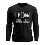 My Husband Is Cooler Than Yours Funny Farm Tractor 1 - Unisex Ultra Cotton Long Sleeve Tee